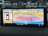 【360&deg;ビューモニター】専用のカメラにより、上から見下ろしたような視点で360度クルマの周囲を確認することができます☆死角部分も確認しやすく、狭い場所での切り返しや駐車もスムーズに行えます。
