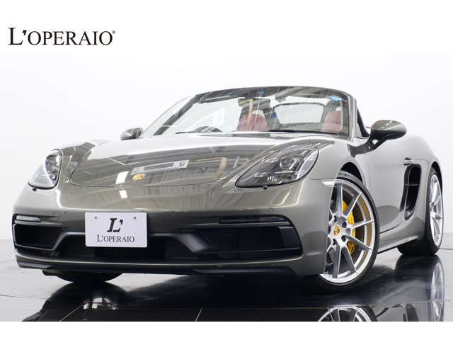 718ボクスター GTS 4.0 PDK 赤&times;黒革 PCCB PDLS+LED ベンチレーター PT