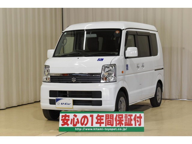 エブリイワゴン ウィズ 車いす移動車 リヤシート付 電動固定式 4WD 