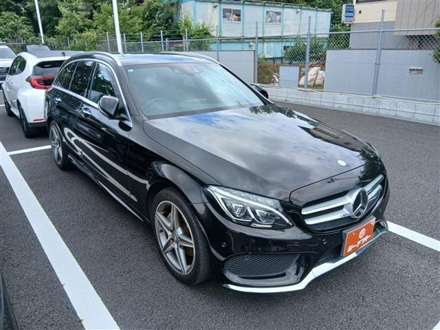 Cクラスワゴン C200 スポーツ 純正8.4インチナビ フルセグTV