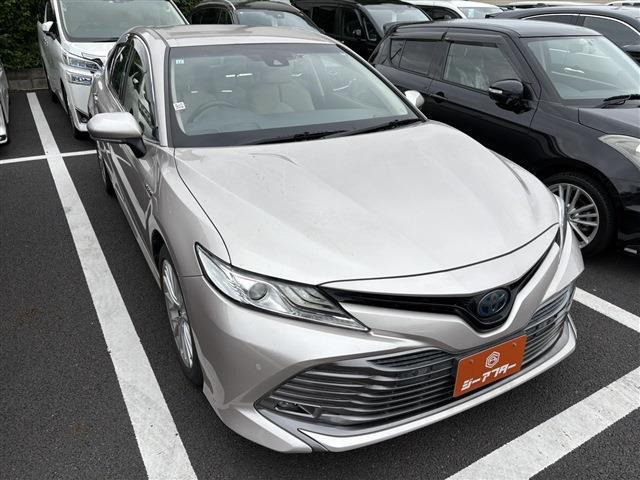 カムリ 2.5 G レザーパッケージ 禁煙車 白革シート フルセグ