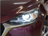 【LEDヘッドライト】省電力で長寿命の明るく運転しやすいLEDヘッドランプです。明るく照らすので暗い夜道からお客様を守ってくれます。お近くの広島マツダまでお越しください。