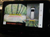 【パノラミックビューモニター】専用のカメラにより、上から見下ろしたような視点で360度クルマの周囲を確認することができます☆死角部分も確認しやすく、狭い場所での切り返しや駐車もスムーズに行えます。