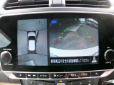 アラウンドビューモニター!空から見下ろしているかのような映像を映し出します。駐車時には安心ですよね♪