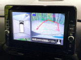 【アラウンドビューモニター】専用のカメラにより、上から見下ろしたような視点で360度クルマの周囲を確認することができます☆死角部分も確認しやすく、狭い場所での切り返しや駐車もスムーズに行えます。