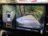 【パノラマモニター】専用のカメラにより、上から見下ろしたような視点で360度クルマの周囲を確認することができます☆死角部分も確認しやすく、狭い場所での切り返しや駐車もスムーズに行えます。
