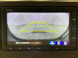 リアカメラ付で、後方をナビ画面で確認。車庫入れも安心です。もちろん、バックギアと連動しています。