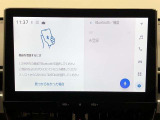 Bluetooth(ブルートゥース)接続機能付き。 スマートホンなどからお気に入りの音楽をワイヤレス再生できます。 ドライブがさらに楽しくなりますね♪