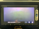 リアカメラ付で、後方をナビ画面で確認。車庫入れも安心です。もちろん、バックギアと連動しています。