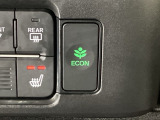 ★ECONスイッチ★ エコドライブを加速しよう!スイッチをONにすると、運転の仕方によるロスを抑え込み燃費をよくするようクルマが頑張ります(*^ー^*)燃費向上にチャレンジ♪