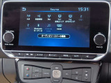 【日産リーフ純正カーナビ(標準装備)】 通常のカーナビとしての機能はもちろん、充電スポットの検索etc...電気自動車(EV)専用のナビでお客さまのカーライフをサポートします☆