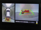 バックガイドモニターを装備しています、車庫入れもラクラクです。パノラミックビューモニターを搭載しています、上からの画像も表示されます。
