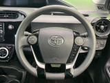 インテリアに合わせたデザインのステアリングは、運転される方のことも考え、運転しやすい形状、大きさです。是非一度、実際に触ってお確かめください。