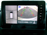 アラウンドビューモニター。空の上から見下ろすような視点でスムース駐車。