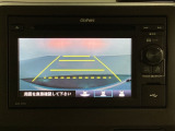 ギヤをR(バック)に入れるとディスプレイオーディオの画面に後ろの映像が映るリアカメラ付です。後退時、コンディションが悪い視界でもカラーバックモニターがドライバーをサポートします。