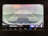 バックでの車庫入れも安心です! リアカメラが付いているバックモニター付のナビを装備しております。操作線もついており距離感も画面から確認できます。