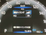 視認性のいいメーターを採用しており、快適なドライブをサポートします。