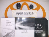 キーレス付。取扱説明書とメンテナンスノートもあります☆品質評価シート付いてます!トヨタ認定中古車ライト!!
