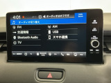 AVメニューはご覧の通り、様々なコンテンツに対応、ドライブを楽しく演出できます。詳しくはスタッフへお尋ねください