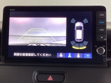 便利な3ビュー切り替え、ガイド線表示付きのバックカメラです。後退時、後方の視界をサポートします