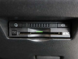 ETC車載器付きです。高速道路の料金所もスムーズに通過できます。