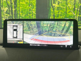 【360&deg;ビューモニター】専用のカメラにより、上から見下ろしたような視点で360度クルマの周囲を確認することができます☆死角部分も確認しやすく、狭い場所での切り返しや駐車もスムーズに行えます。