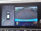 上からの視点で狭い駐車場への駐車などに役立つアラウンドビューモニターです♪