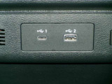 USB入力端子が装備されております。(タイプA,タイプC)それぞれ対応しています。