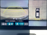カラービジョンとガイドラインで見やすいバックモニターとマルチビューカメラ車庫入れも楽ちんです♪