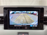 後方確認はバックカメラにお任せ♪後退時に便利で、駐車が楽になります♪