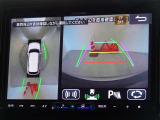 バックガイドモニターを装備しています、車庫入れもラクラクです。パノラミックビューモニターを搭載しています、上からの画像も表示されます。
