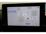 Bluetoothオーディオ対応しています。スマートフォンなどをカーオーディオへ無線で接続し、お気に入りの音楽を再生可能。