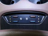 運転席・助手席は、ヒーター&ベンチレーション付シートです。暑い時期も寒い冬も快適に過ごせるうれしい装備です。