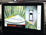 【パノラミックビューモニター】専用のカメラにより、上から見下ろしたような視点で360度クルマの周囲を確認することができます☆死角部分も確認しやすく、狭い場所での切り返しや駐車もスムーズに行えます。
