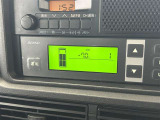 荷室操作パネル。設定温度-7℃〜35℃の範囲で設定が可能です。