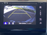 バックモニター付きで、車庫入れやバック時の後方確認をサポート。
