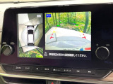 【アラウンドビューモニター】専用のカメラにより、上から見下ろしたような視点で360度クルマの周囲を確認することができます☆縦列駐車や幅寄せ時に活躍してくれます♪