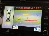後方の見える安心をお届けするバックガイドモニター付:バックするときのアシストラインもあって楽々バック!車庫入れや縦列駐車をサポートし、苦手な駐車も安心です!今やもう手放せない装備ですネ♪