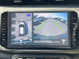 上から見たような画像で車庫入れなどに便利なアラウンドビューモニター