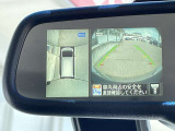 車を真上から見ているように、周囲の状況を把握しながら安心して駐車が行えるアラウンドビューモニター!