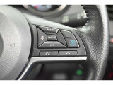 ステアリングスイッチ付き。前方から目を離すことなく操作することが可能です。