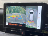 【パノラミックビューモニター】専用のカメラにより、上から見下ろしたような視点で360度クルマの周囲を確認することができます☆死角部分も確認しやすく、狭い場所での切り返しや駐車もスムーズに行えます。