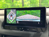 【アラウンドビューモニター】専用のカメラにより、上から見下ろしたような視点で360度クルマの周囲を確認することができます☆死角部分も確認しやすく、狭い場所での切り返しや駐車もスムーズに行えます。