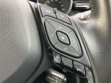 ハンドル操作部 クルーズコントロールスイッチ 速度を設定すると前方の車両を追走してくれるので高速道路での長距離運転時に運転をサポートしてくれます