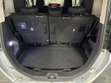 トランク収納スペースをご確認ください。荷物の積み下ろしがしやすい広さを確保しており、日常使いからレジャーまで幅広く活用できます。