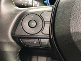 【ステアリングスイッチ】左です。ハンドルから手を離さず、運転に集中したまま手元でオーディオ操作等ができます。
