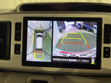 見えづらい車体後方部を映像で映し出してしっかりサポート!難しいバック駐車も安心です♪