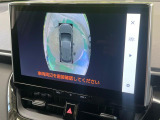【パノラミックビューモニター】専用のカメラにより、上から見下ろしたような視点で360度クルマの周囲を確認することができます☆死角部分も確認しやすく、狭い場所での切り返しや駐車もスムーズに行えます。