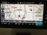ナビゲーションももちろん装備。多彩な機能で快適ドライブをアシスト。オーディオ機能も充実していますね。