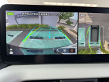 アラウンドビューモニター:空から見下ろしているような視点でスムーズな駐車と安全確認ができ安心して運転出来ます。